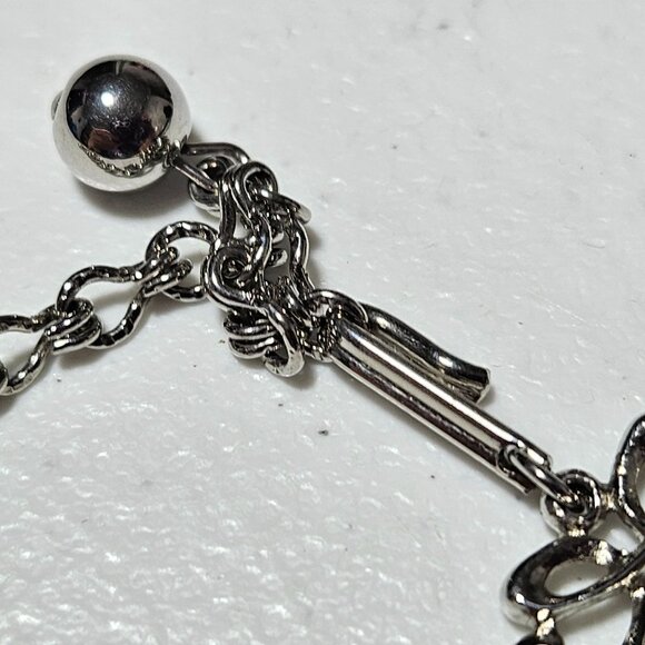 Elegant Faux Pearl Chunky Popcorn Multi Strand Chain Statement Necklace - Picture 5 of 9